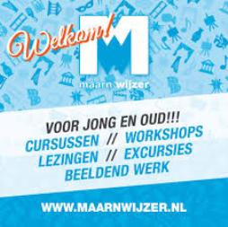 Maarn Wijzer, cursussen, workshops, lezingen, excursies en meer.